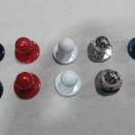 κουμπιά μαγείρων Μαύρο-Κόκκινο-Λευκό-Ασημί-Μπλε σκούρο.