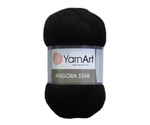 YARNART Angora Star 585 Μαύρο